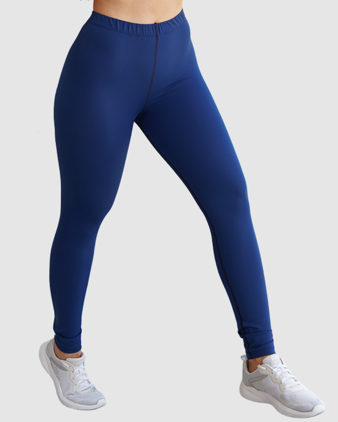 Leggins Unicolor Pretina Resorte en Tela Nylon
