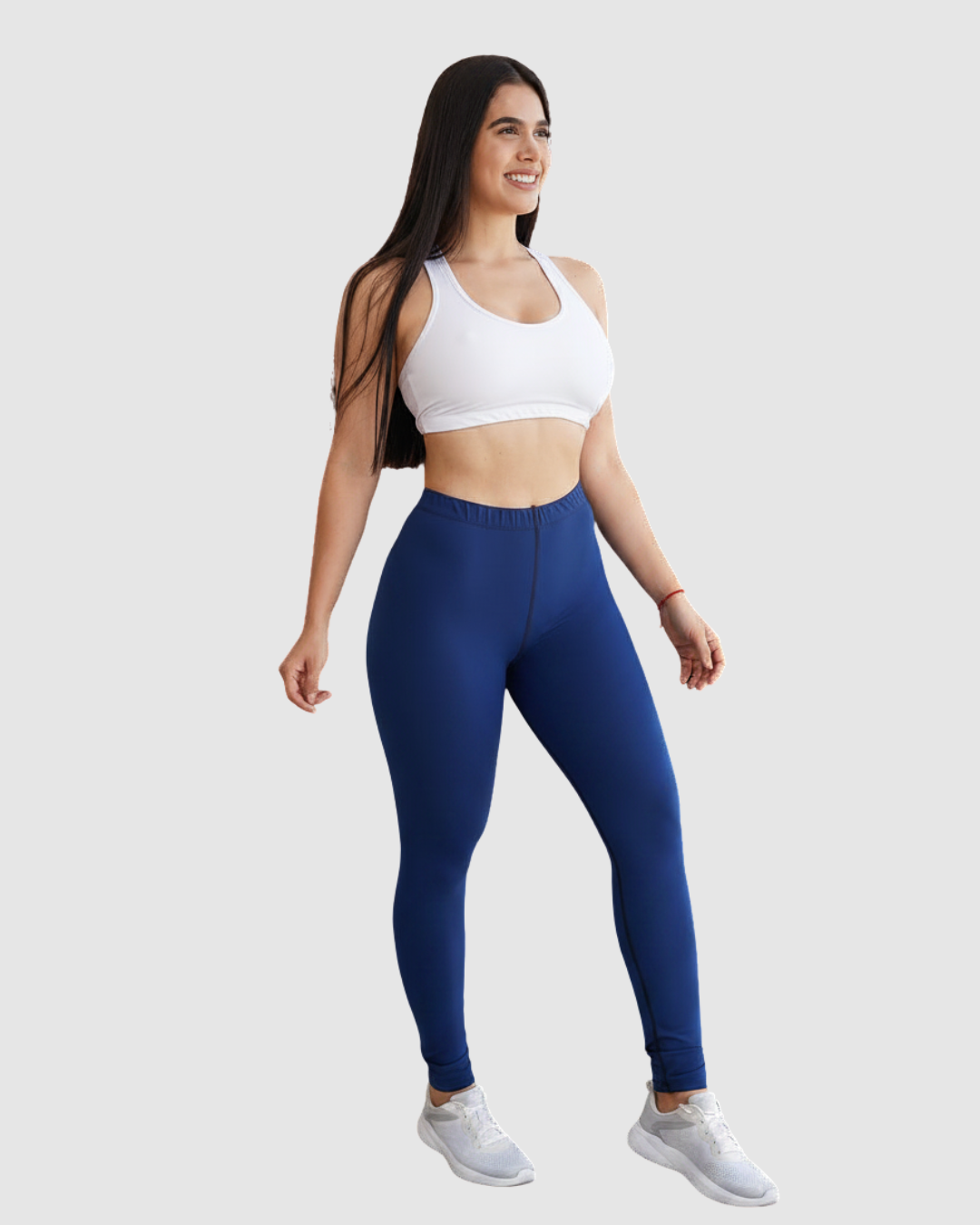 Leggins Unicolor Pretina Resorte en Tela Nylon