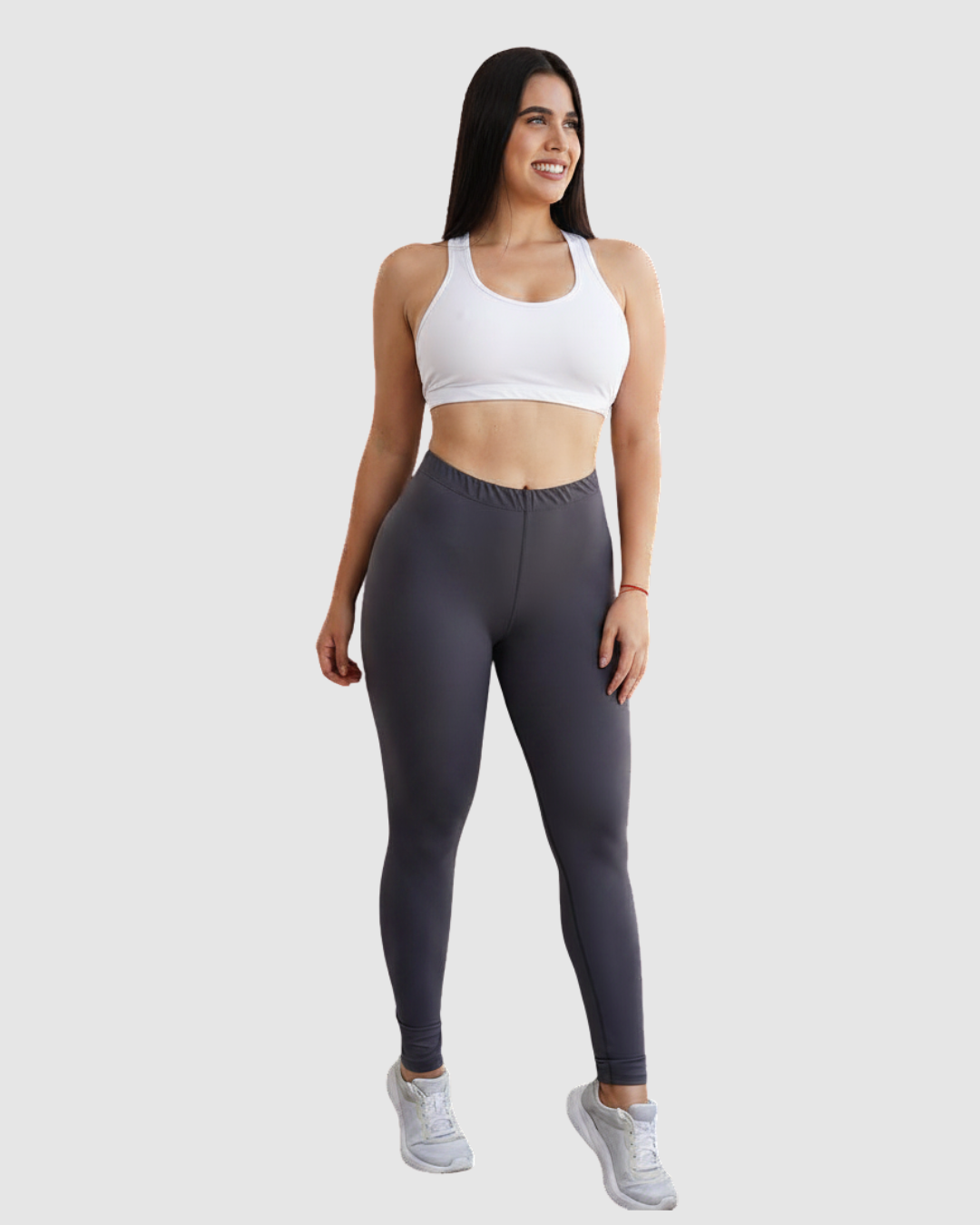 Leggins Unicolor Pretina Resorte en Tela Nylon