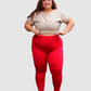 Leggins Unicolor Pretina Resorte en Tela Nylon