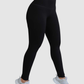 Leggins Unicolor en Tela Algodón Pretina Alta Mujer