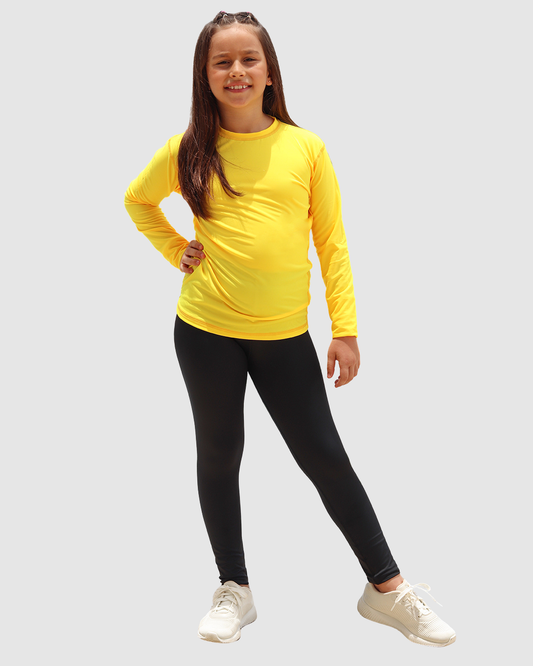 Leggins Unicolor Nylon Deportivo Niño