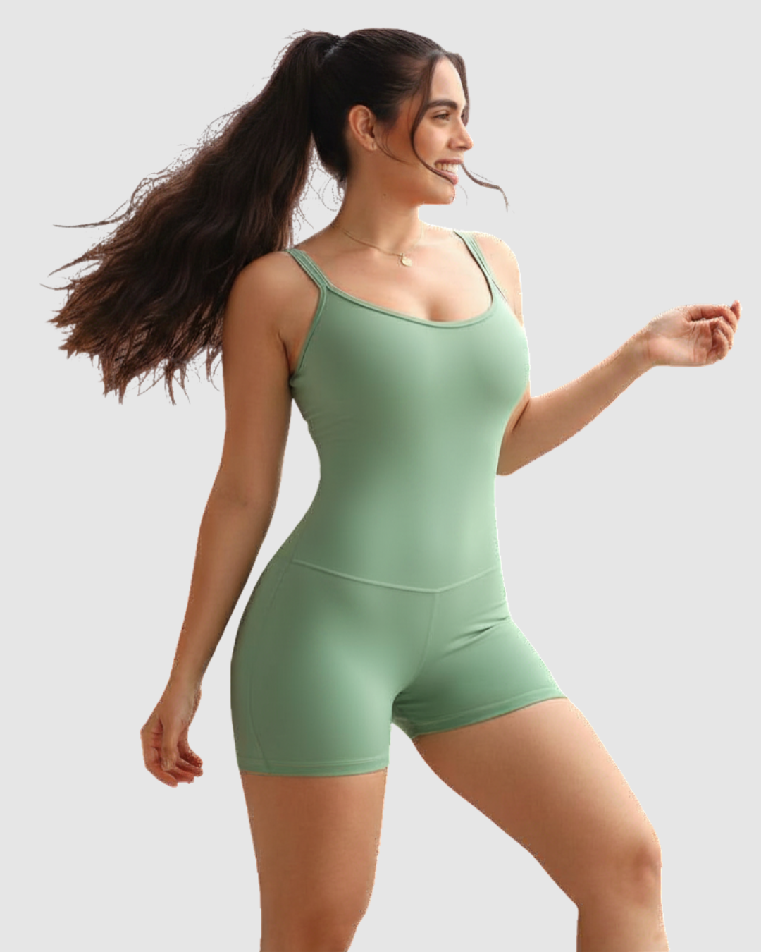 Enterizo Corto Push Up, Efecto Levanta Cola