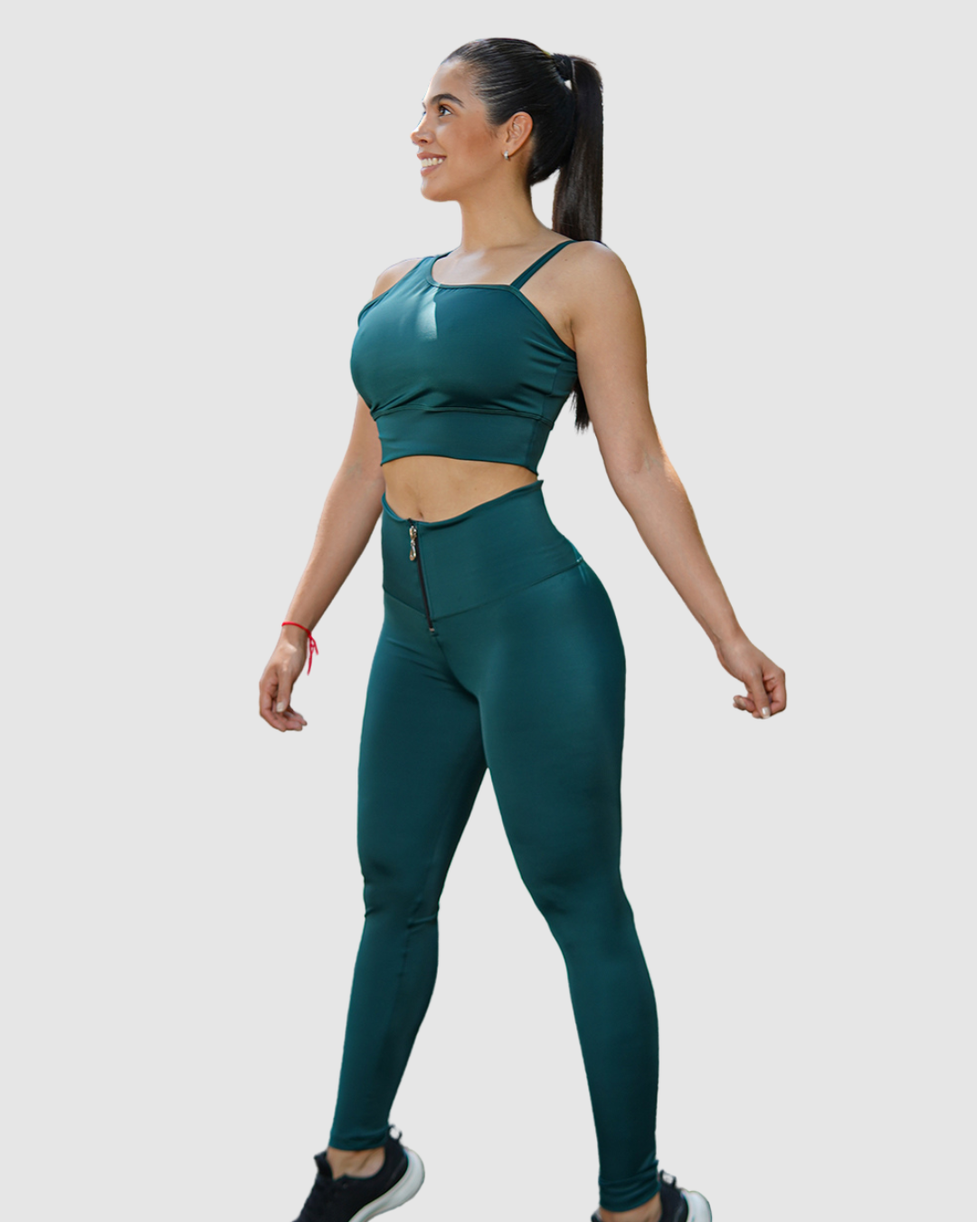 Conjunto Leggins Nylon Cierre
