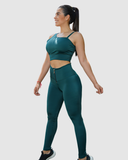 Conjunto Leggins Nylon Cierre