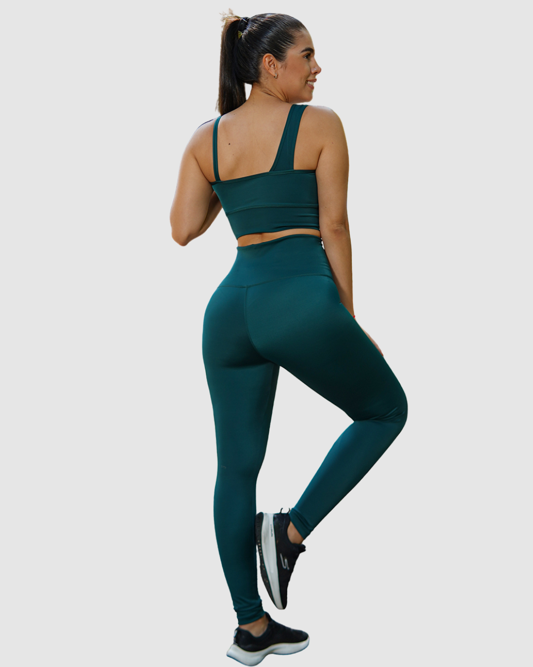 Conjunto Leggins Nylon Cierre