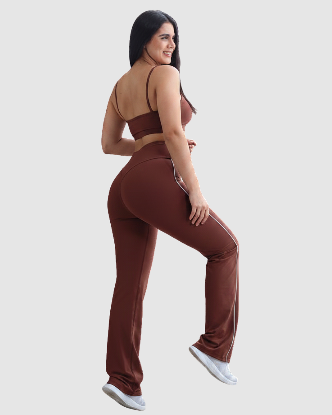 Pantalón Bota Recta Deportivo con Vivo a los Costados