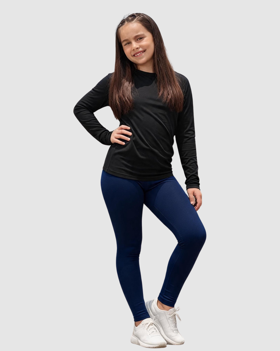 Leggins Unicolor Nylon Deportivo Niño