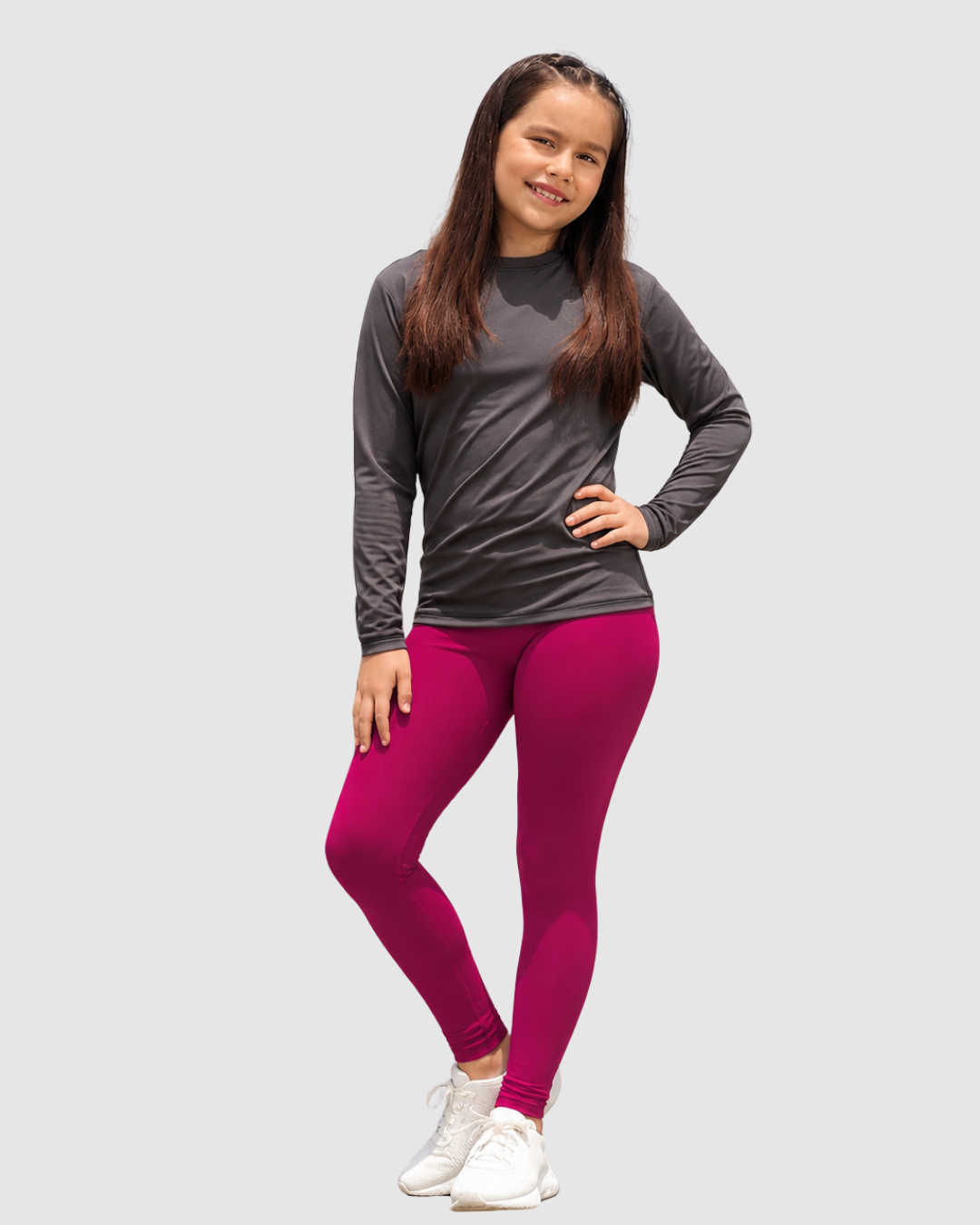 Leggins Unicolor Nylon Deportivo Niño