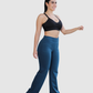 Leggins Bota Recta con Bolsillos Delanteros en Tela Algodón