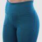 Leggins Bota Recta con Bolsillos Delanteros en Tela Algodón
