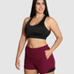Pantaloneta Doble Short Running Semi Impermeable