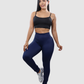 Leggins Pretina Unicolor en Tela Nylon Dama