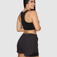 Pantaloneta Doble Short Running Semi Impermeable