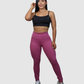 Leggins Pretina Unicolor en Tela Nylon Dama
