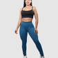 Leggins Pretina Unicolor en Tela Nylon Dama
