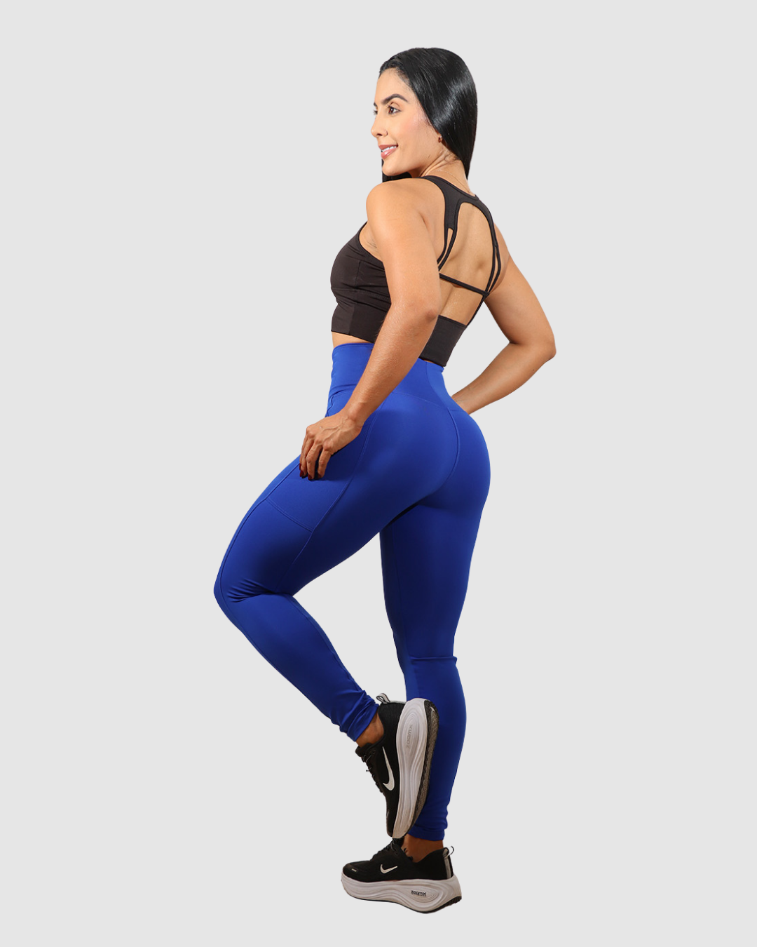 Leggins Tobillero Deportivo con Bolsillos Laterales