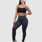 Leggins Pretina Unicolor en Tela Nylon Dama