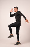 Buso Manga Larga Compresión Lycra Para Hombre