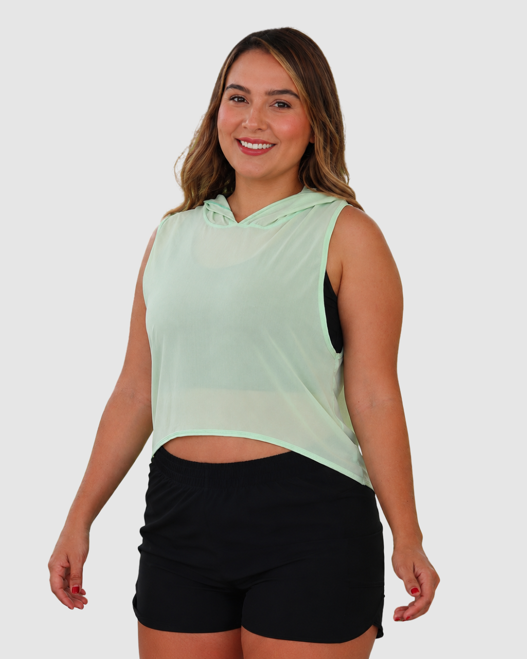 Blusa Velo con Capucha Deportiva Dama