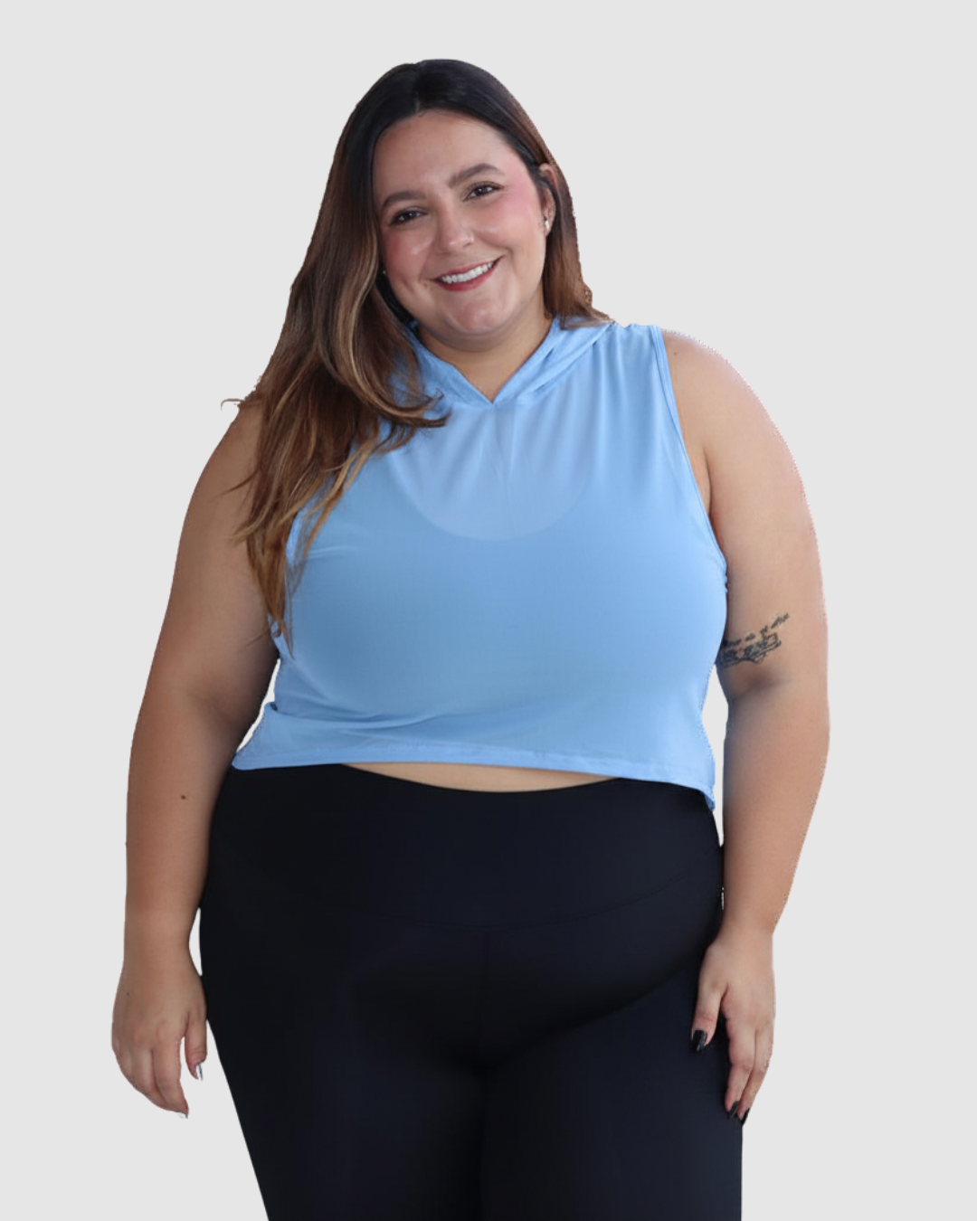 Blusa Velo con Capucha Deportiva Dama