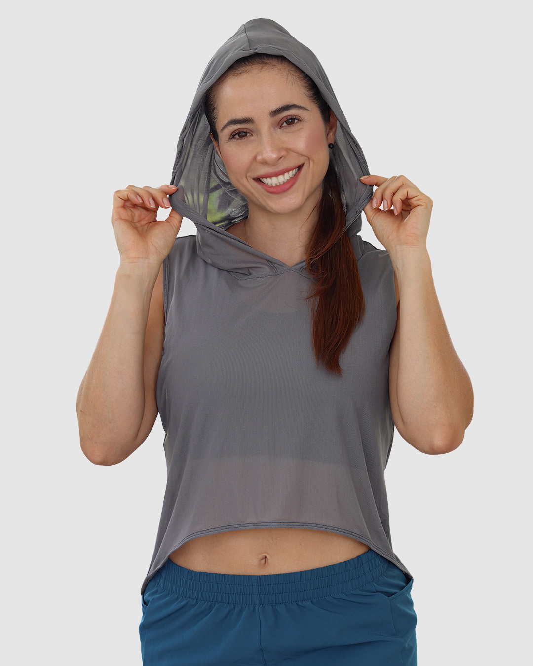 Blusa Velo con Capucha Deportiva Dama