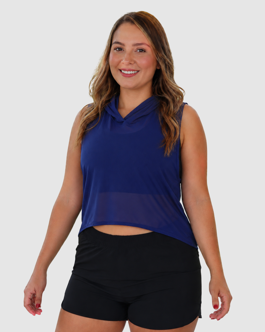 Blusa Velo con Capucha Deportiva Dama