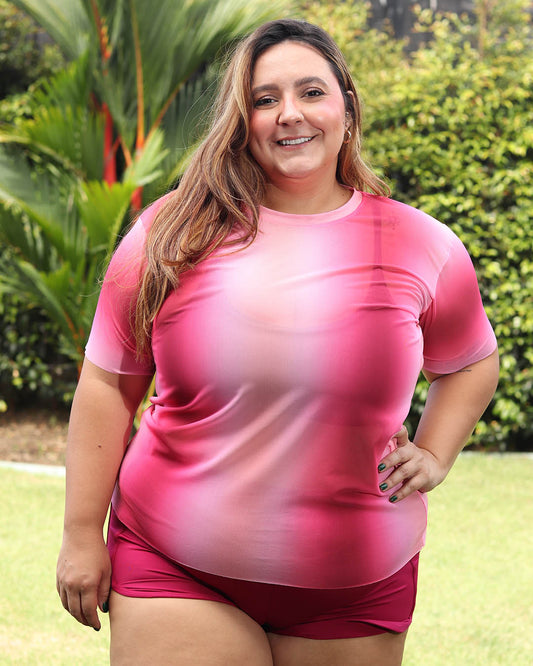 Blusa Velo Manga Estampada (Ref 542)