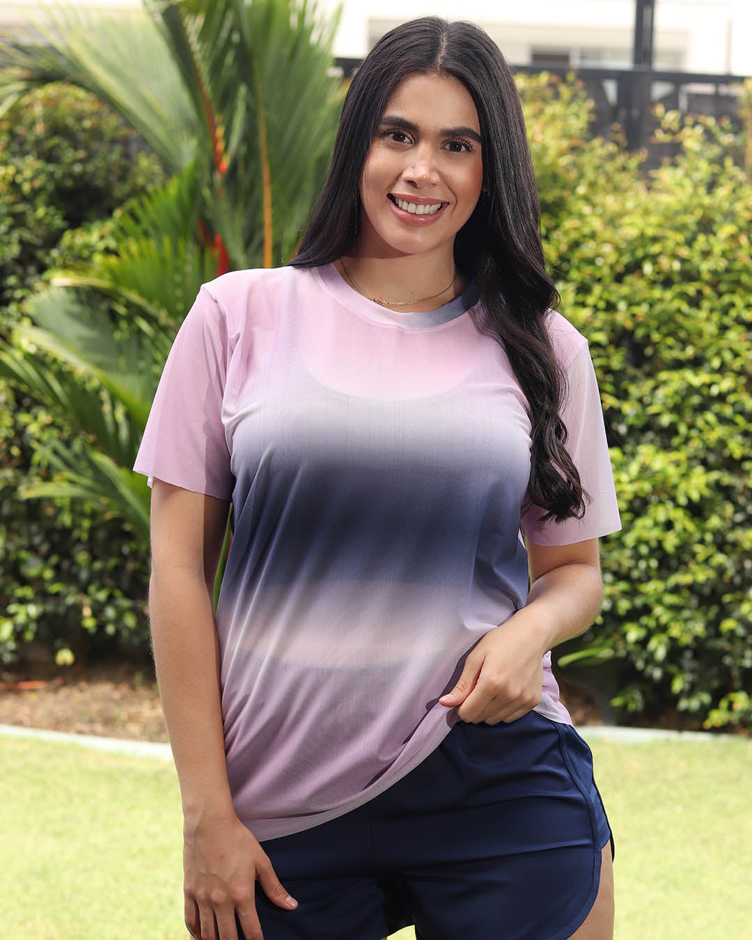 Blusa Velo Manga Estampada (Ref 542)
