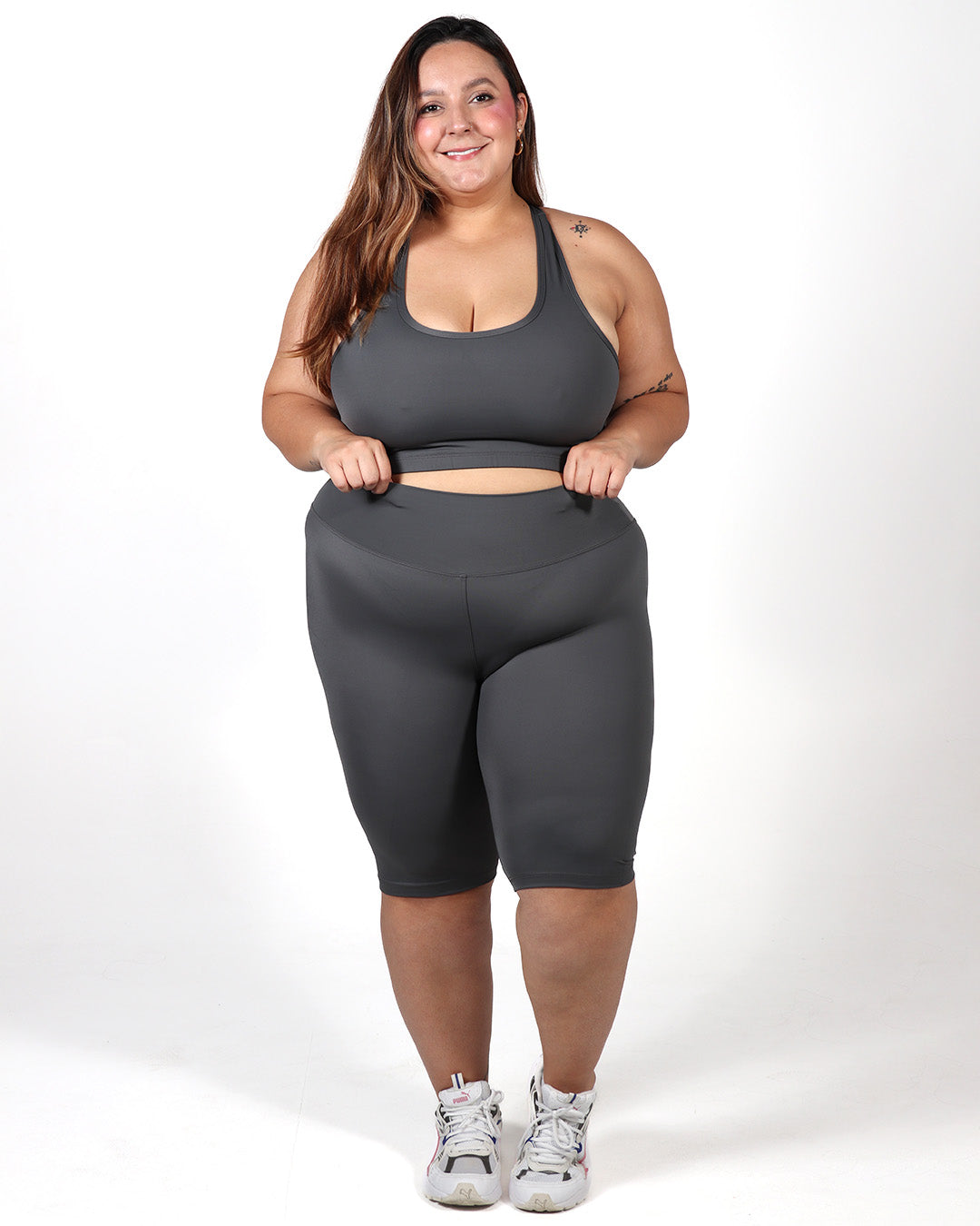 Top Unicolor Esqueleto  con forro en Tela Nylon