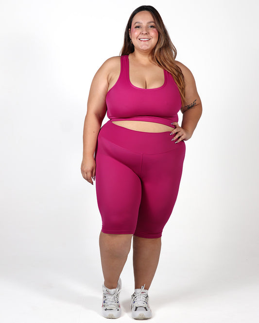 Top Unicolor Esqueleto  con forro en Tela Nylon