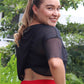 Blusa velo escote en la espalda (Ref:573)