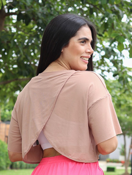 Blusa velo escote en la espalda (Ref:573)