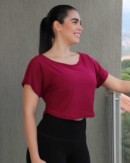 Blusa maya cuello bandeja (Ref.513)