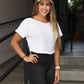 Blusa maya cuello bandeja (Ref.513)