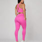 Leggins Tobillero Deportivo con Bolsillos Laterales